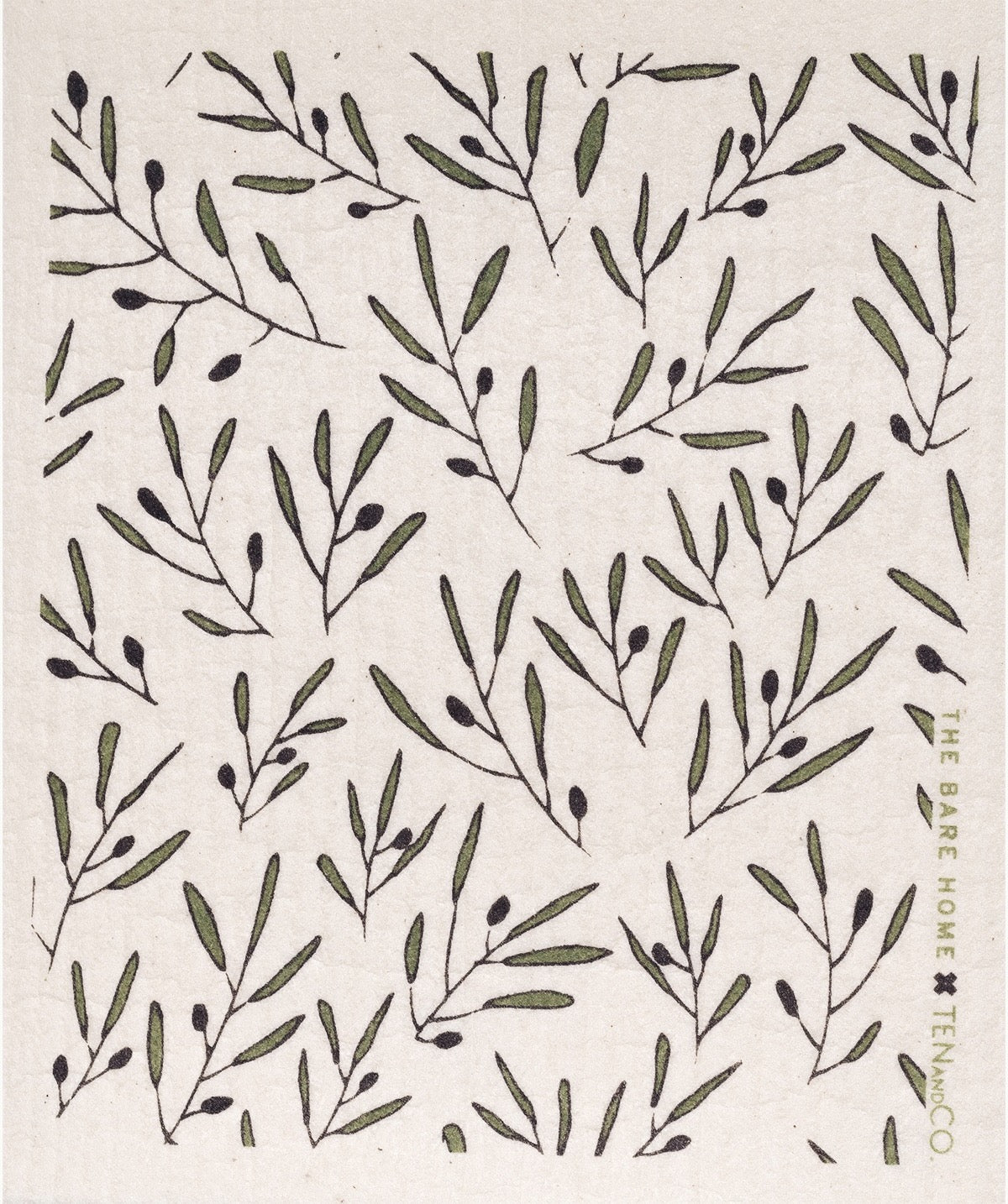 Ten and Co. Olive Sponge Cloth