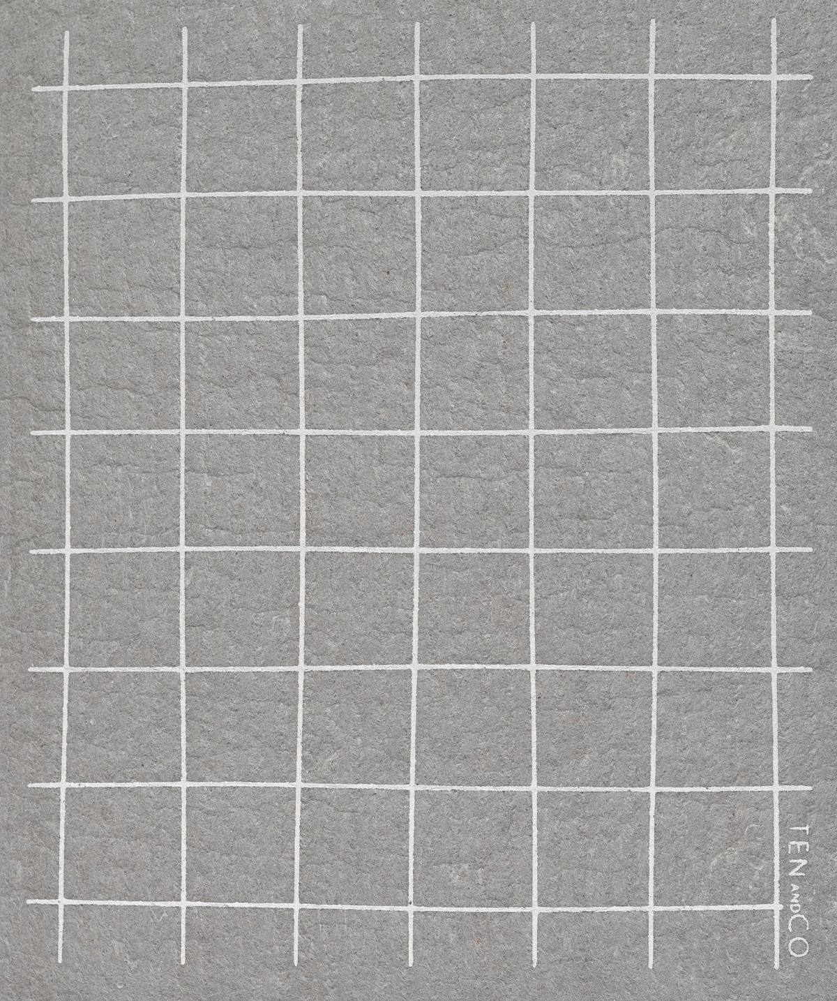 Ten and Co. Grid Sponge Cloth