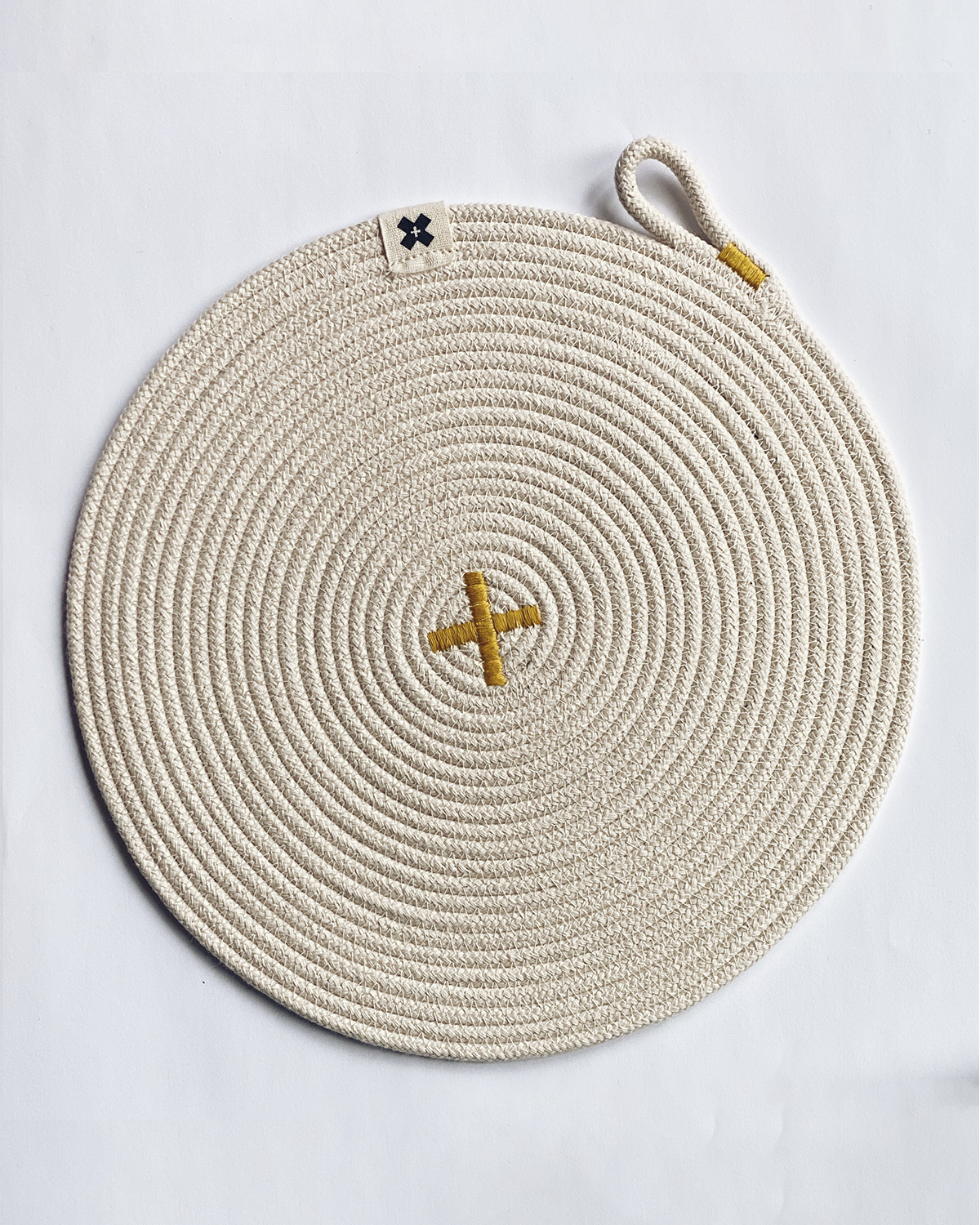 Large Rope Trivet | Ochre