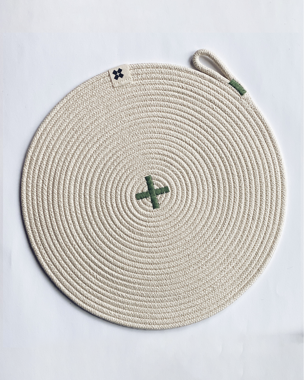 Large Rope Trivet | Sage