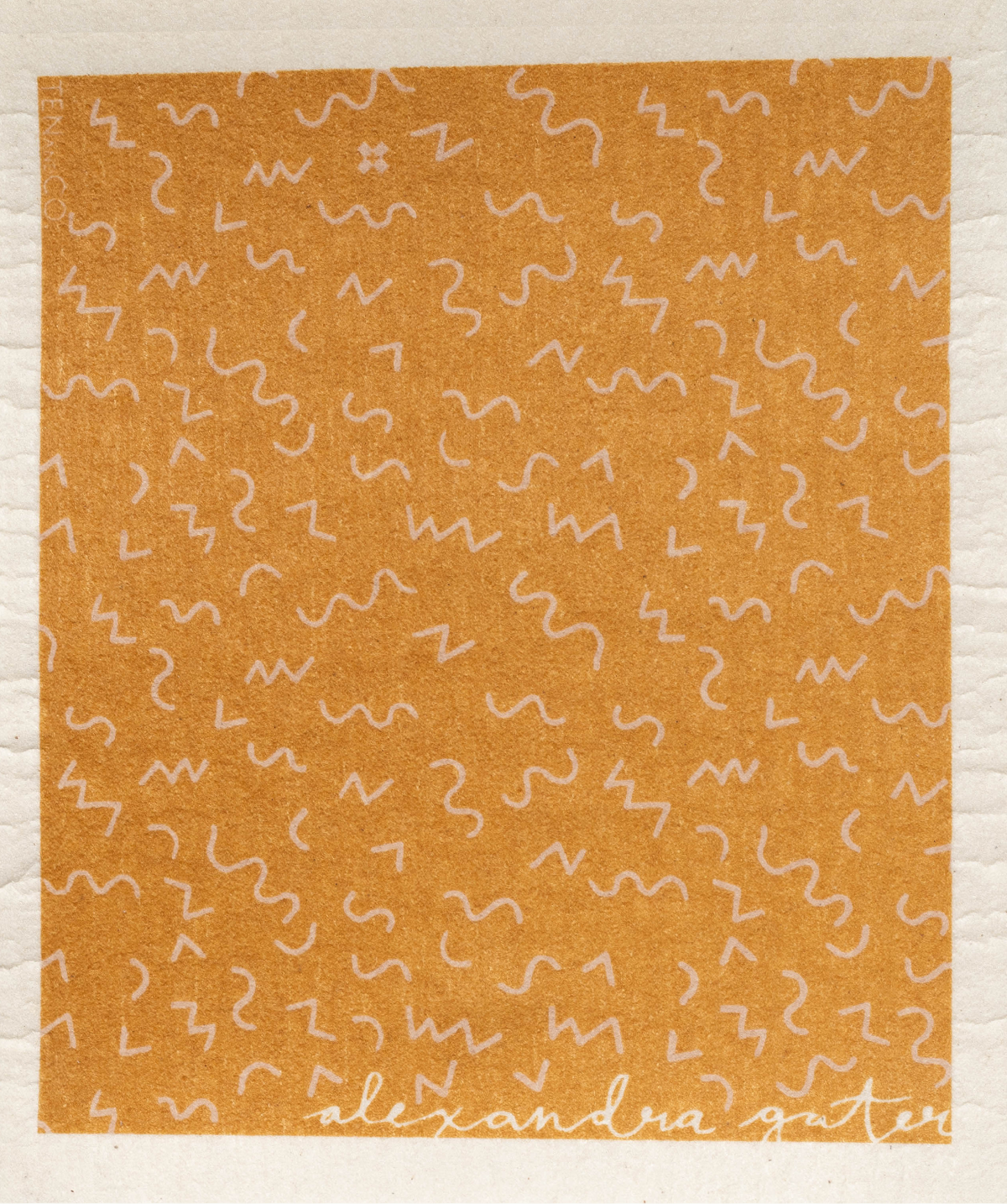 Ten and Co. Squiggle Sponge Cloth