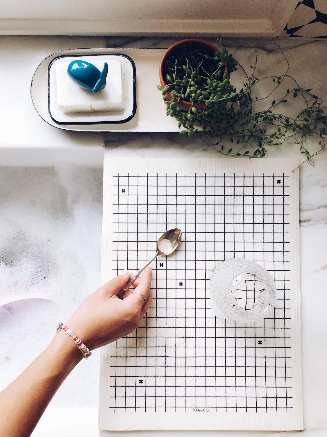 XL Graph Sponge Cloth Mat