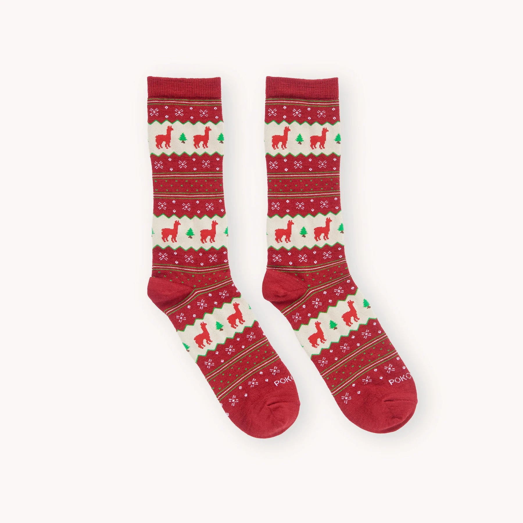 Alpaca Socks Holiday Stripe - Small/Medium