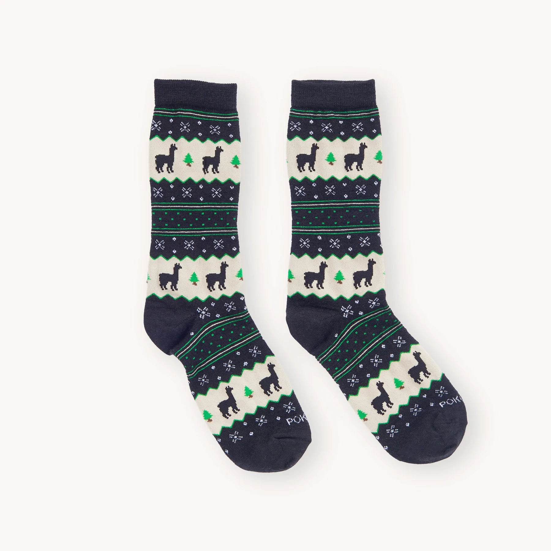 Alpaca Socks Holiday Stripe - Small/Medium