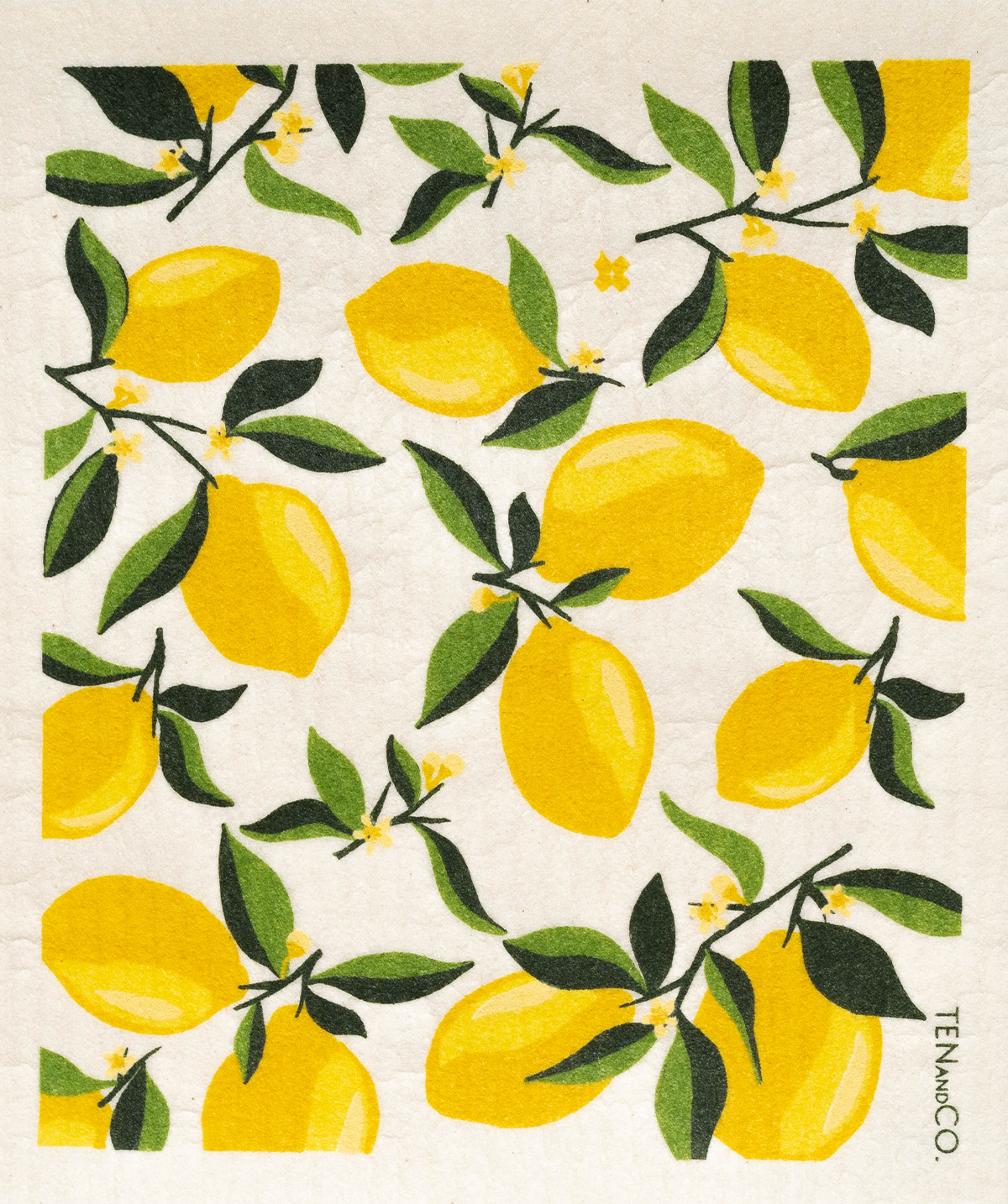 Lemon Blossom Sponge Cloth