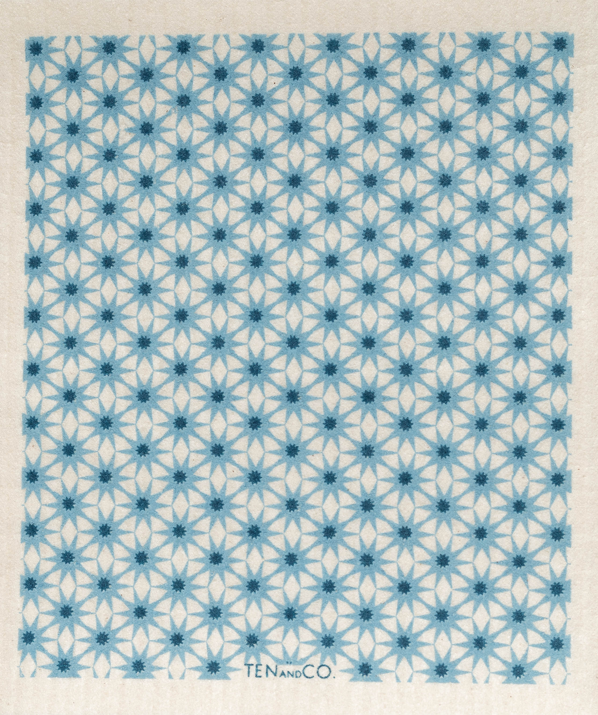 Ten and Co. Starburst Sponge Cloth in Blue