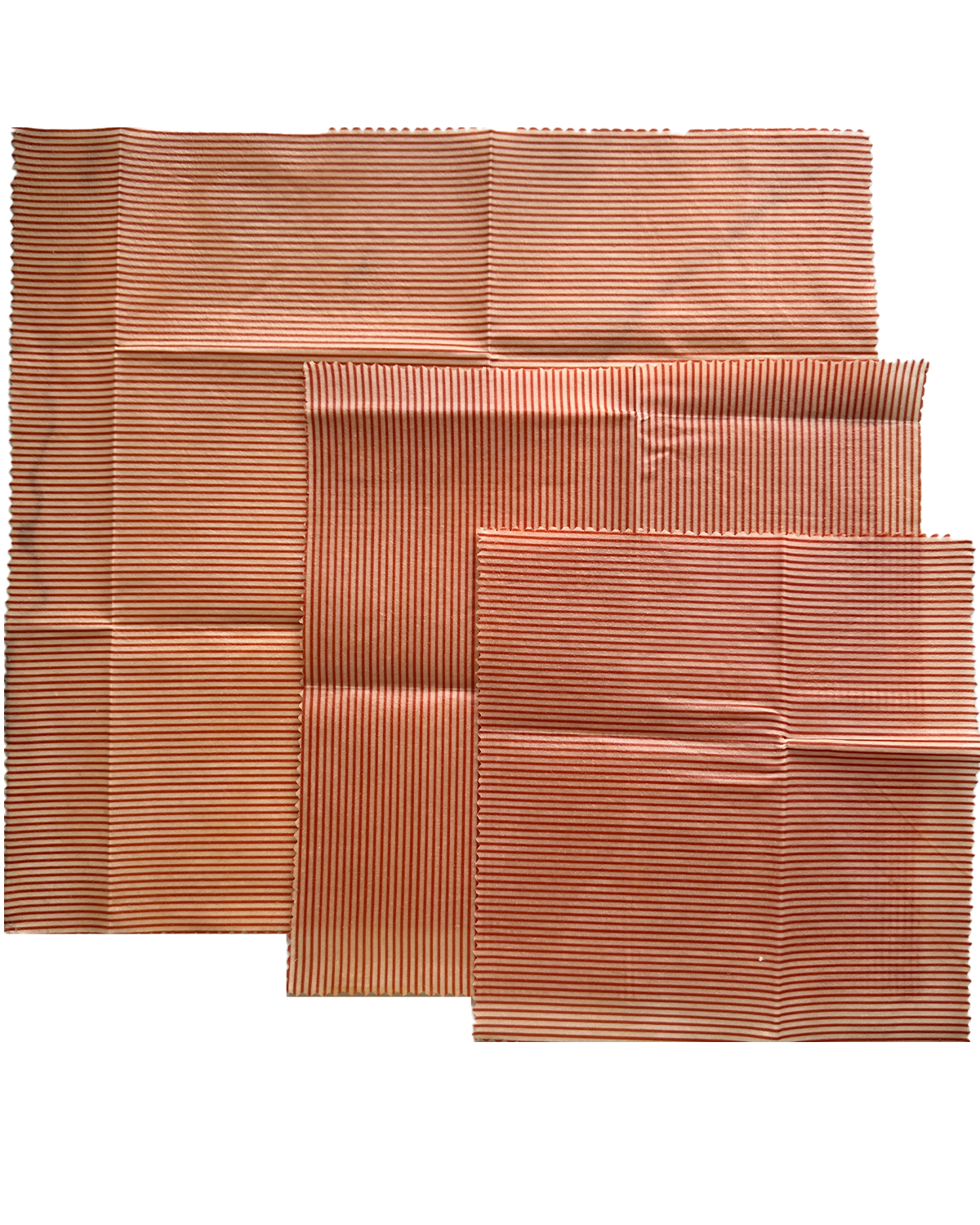 Stripes Rust Beeswax Wrap | 3 Pack