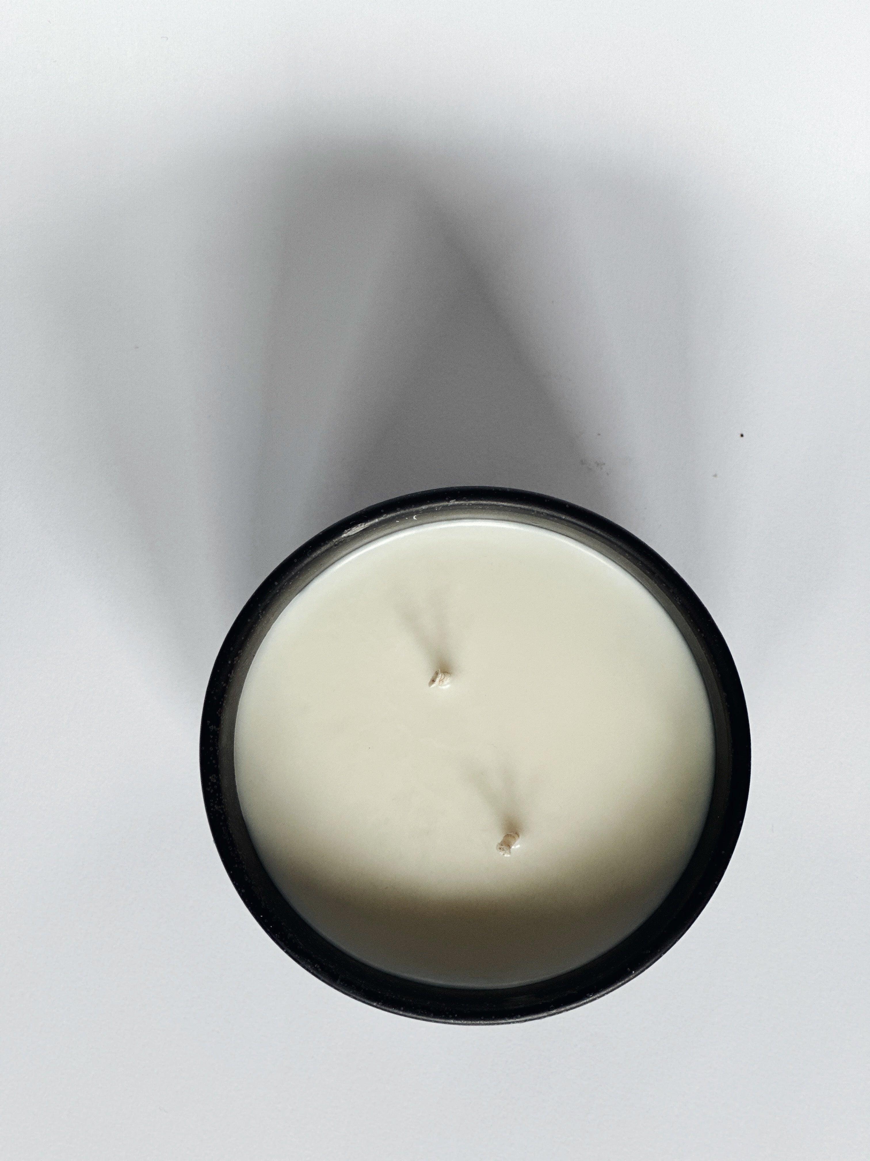 Ceramic Black Mottle| Double Wick Soy Candle 8 oz