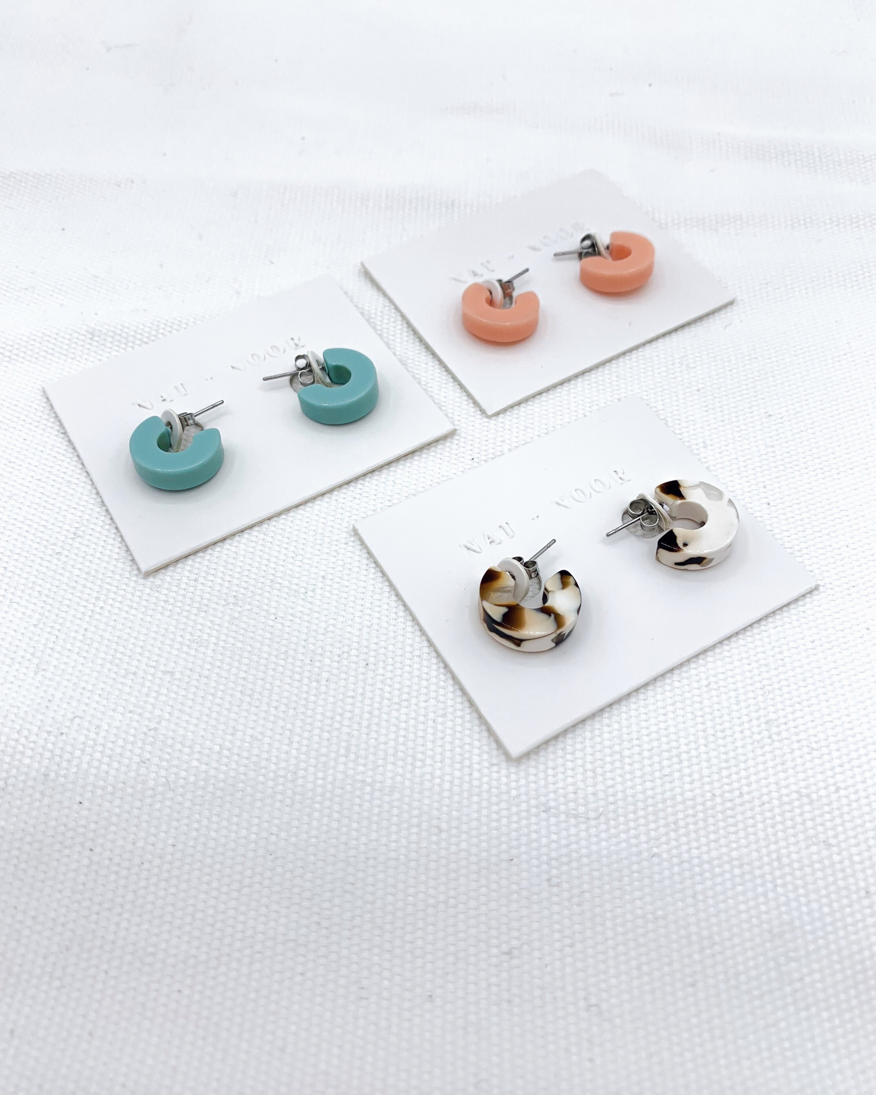 Mali Hoops | Peach